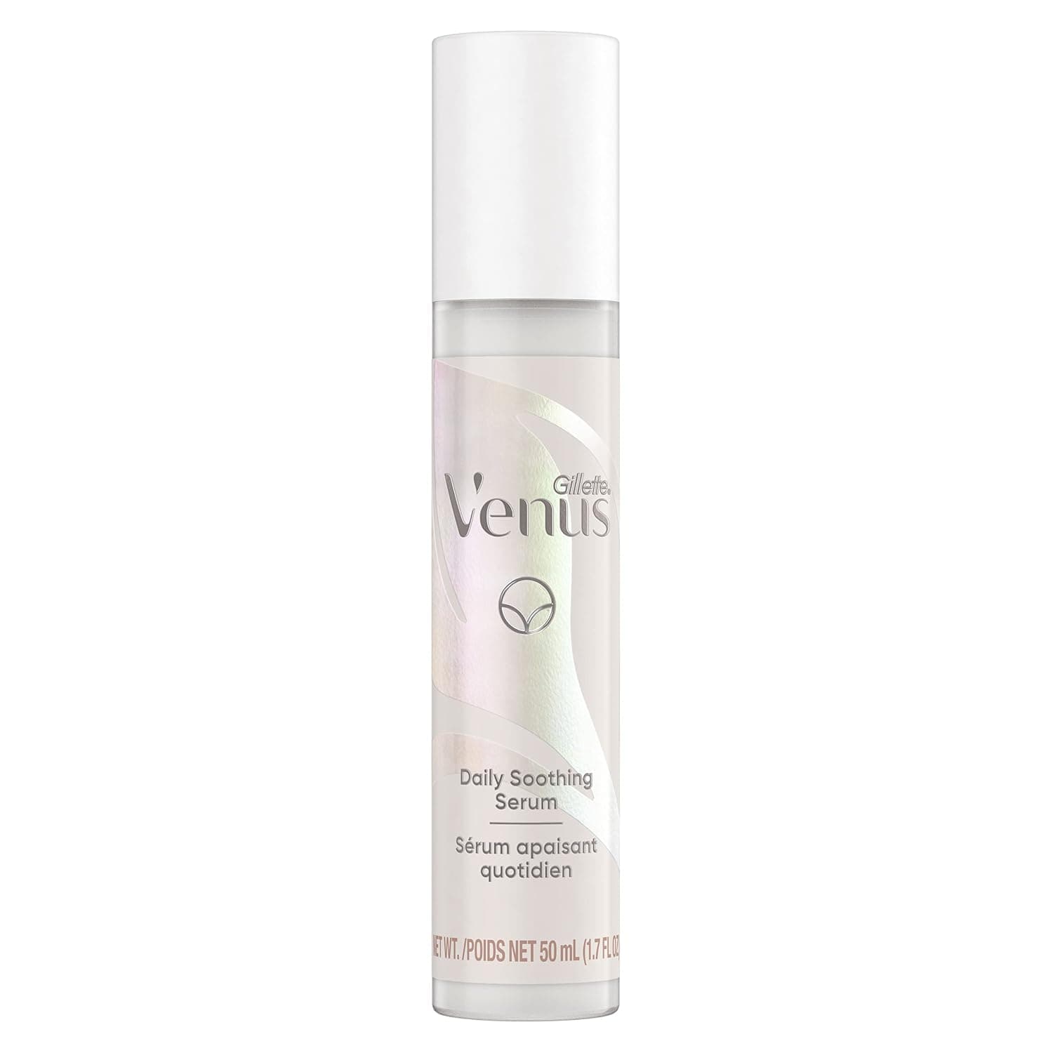 Gillette Venus Intimate Grooming Suero calmante diario que reduce el vello encarnado para el vello púbico y la piel, suero para después del afeitado del bikini