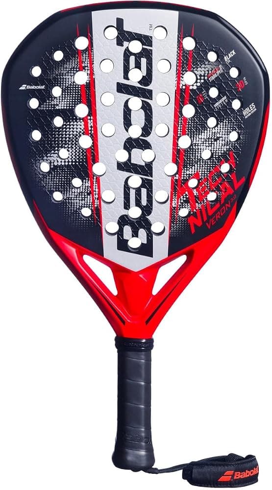 Pala de pádel Babolat Technical Veron 3.0 (Blanco/Rojo/Negro)