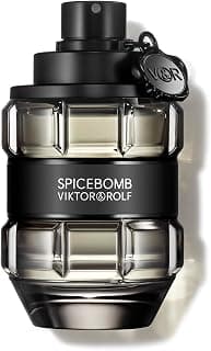 Viktor&Rolf Spicebomb Eau de Toilette - Gourmand Cologne for Men | Fragrance with Cinnamon, Black Pepper & Tobacco Accord - Long Lasting - Warm Mens Scent Perfect for Cool Nights