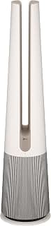 PuriCare AeroTower Ventilador purificador de aire con modo de calefacción para el hogar, habitación grande y pequeña, dormitorio, con filtro HEPA verdadero, múltiples opciones de flujo de aire, WiFi, monitor de calidad del aire, bajo ruido, nanofibra