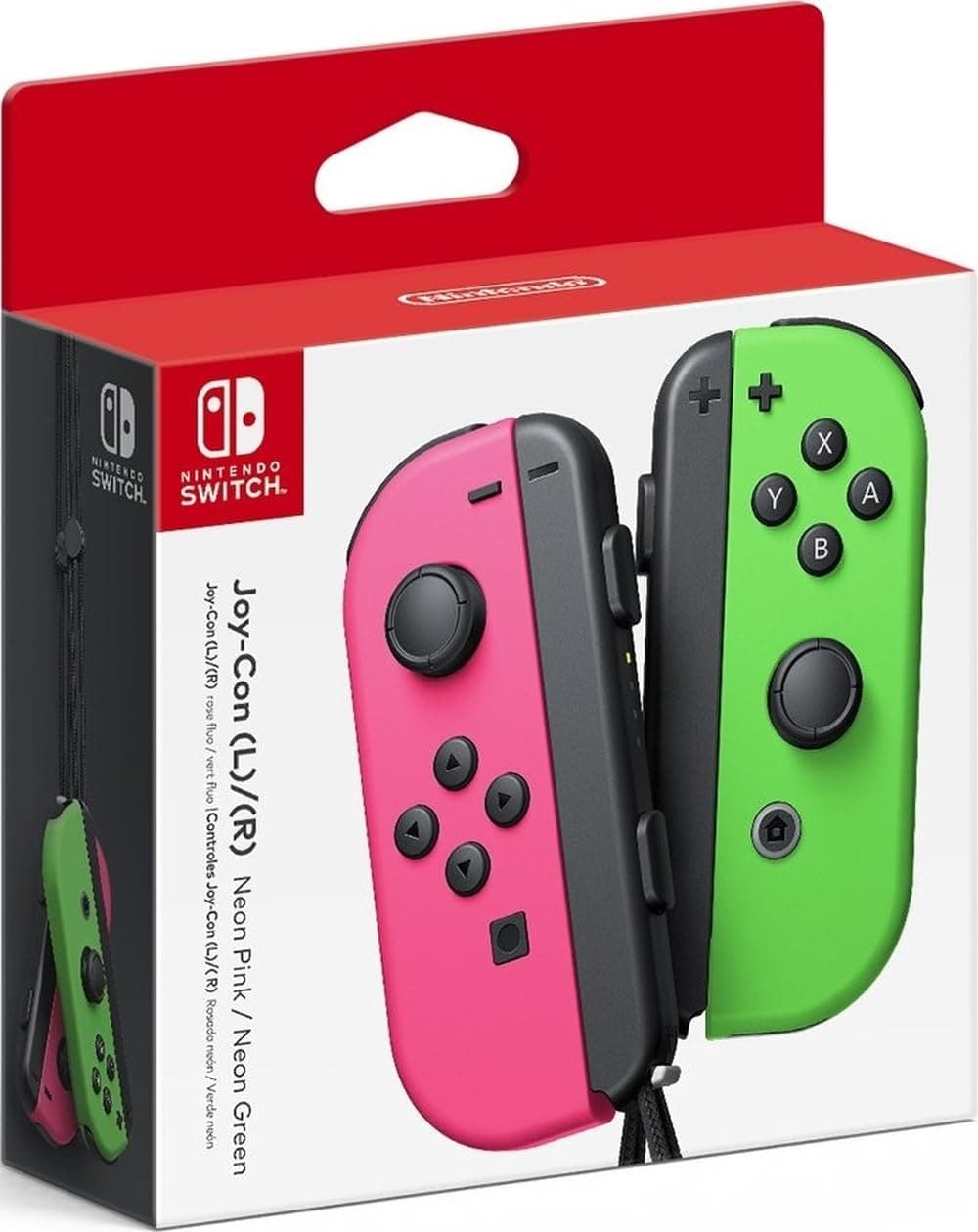 Nintendo Joy-Con (L/R) - Rosa neón/Verde neón