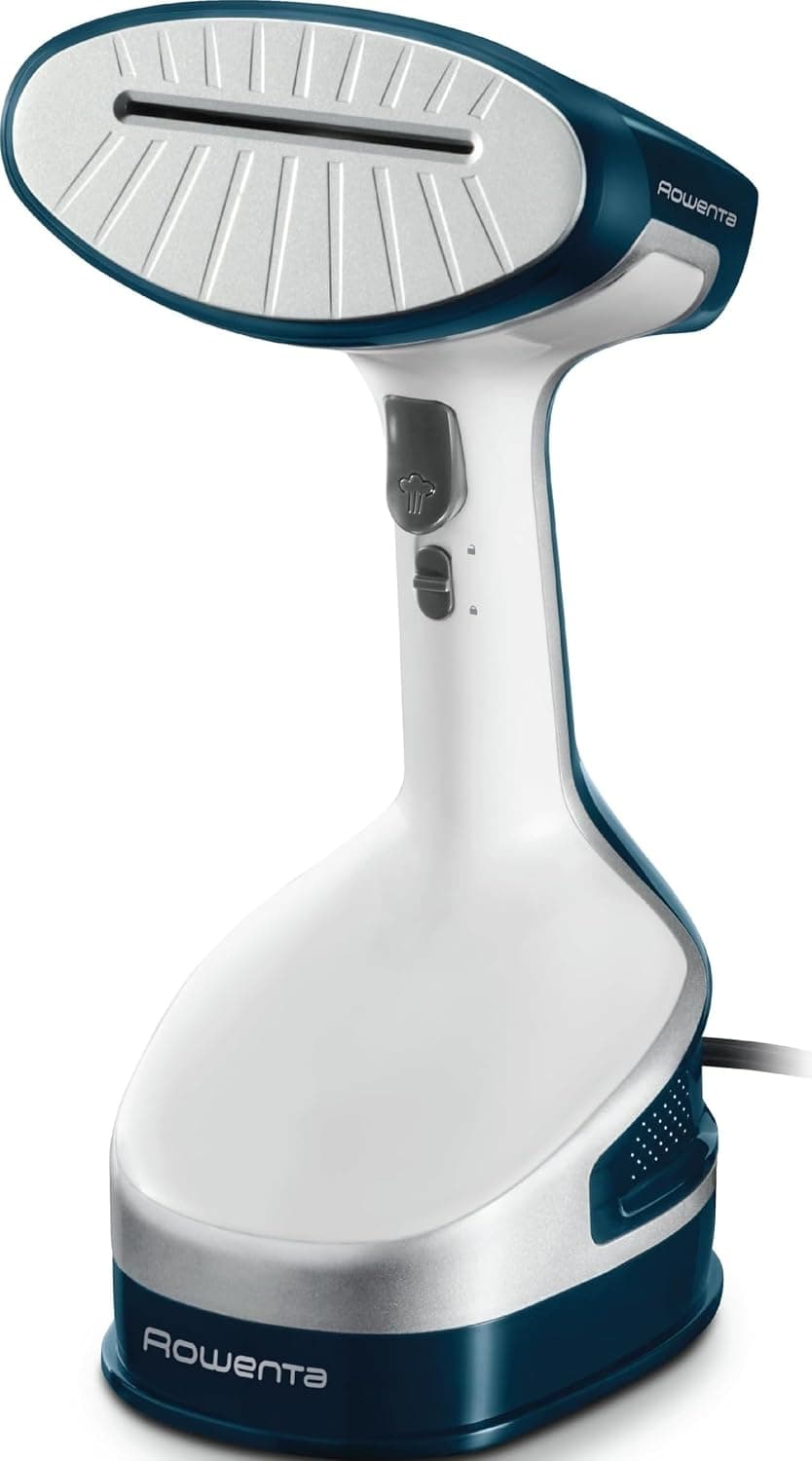 Rowenta Handheld Steamer for Clothes, X-Cel, 1600 Watts, 40-Second Fast Heat-Up, Powerful Continuous or On Demand Steam, 1600 Watts, Portable Clothes Steamer, Travel Must Have, Navy Blue, DR8120
