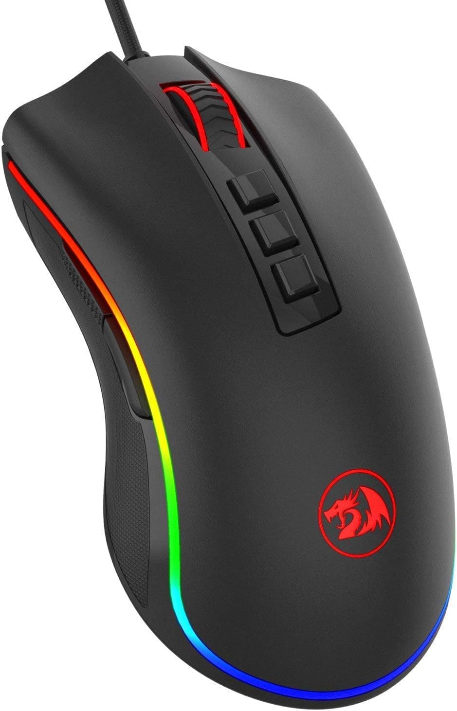 Ratón óptico para juegos Redragon M711 Cobra RGB negro