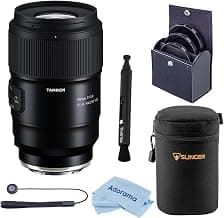 Included – Tamron 90mm f/2.8 Di III VXD Macro Lens for Sony E | 6-Year Warranty | UV | CPL | ND Filter Kit | Cap Tether | LensPen | Case | Cleaning Cloth