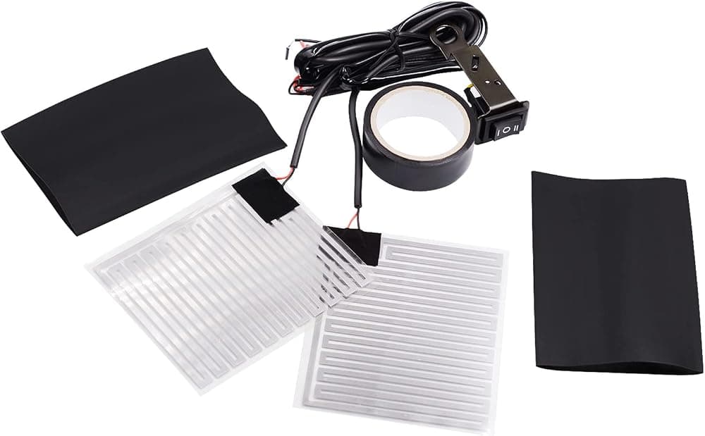 Almohadilla de manillar de motocicleta de 12 V Kit de agarre térmico cálido Almohadillas de agarre térmico de motocicleta Almohadillas de agarre térmico de invierno Calentador de manillar