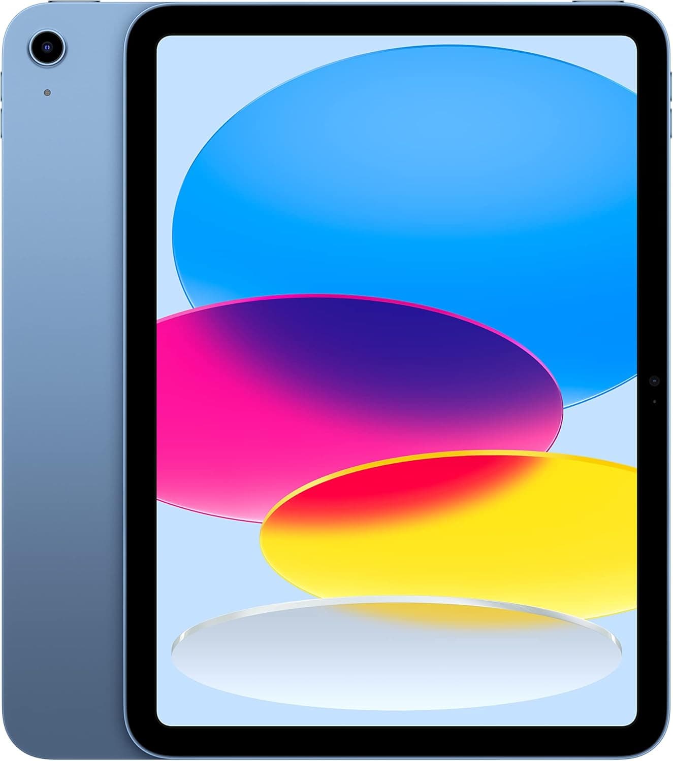 Apple iPad (décima generación): con chip A14 Bionic, pantalla Liquid Retina de 10,9 pulgadas, 64 GB, Wi-Fi 6, cámara frontal de 12 MP/trasera de 12 MP, Touch ID, batería que dura todo el día – Azul