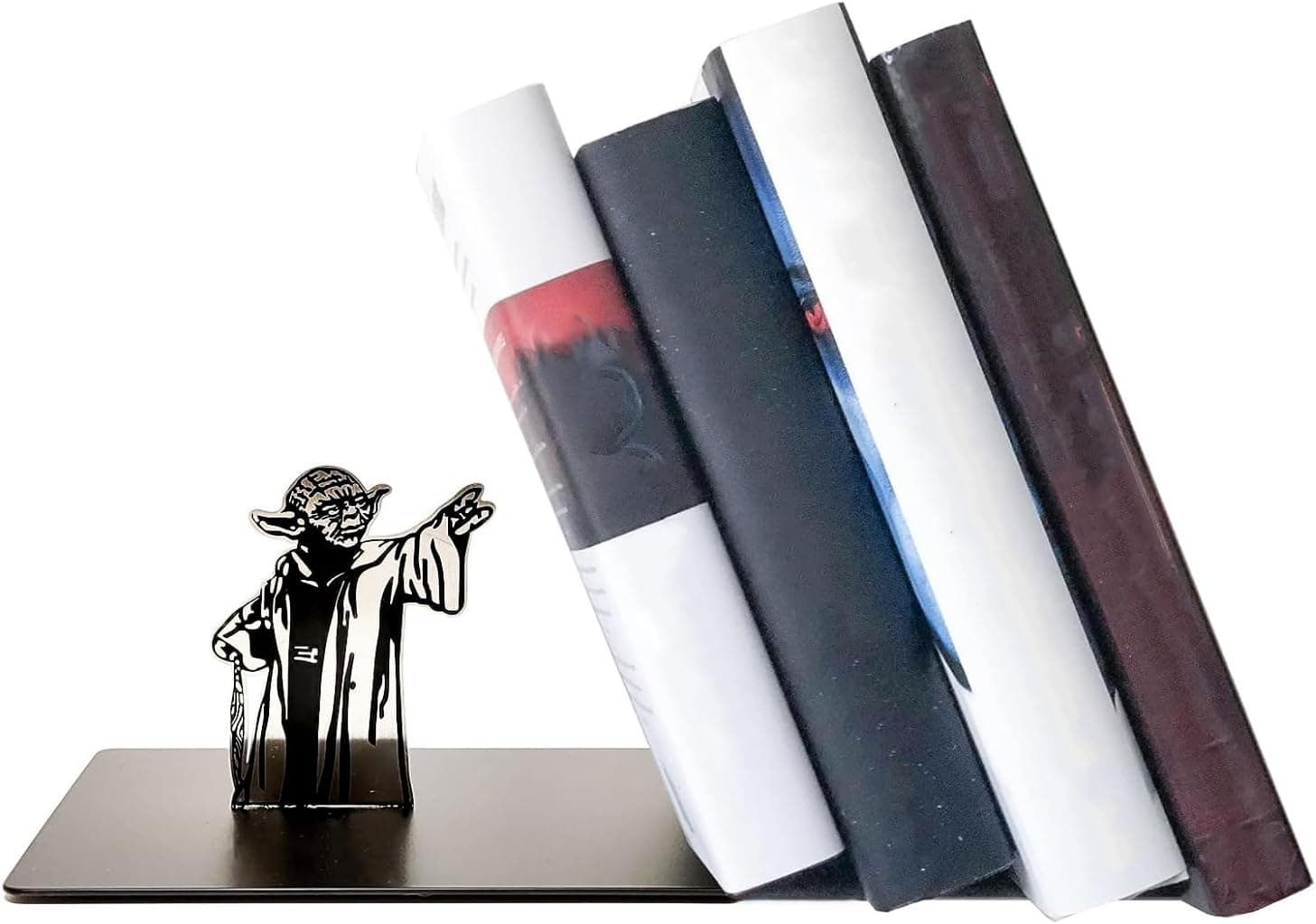 Sujetalibros de metal Master Yoda Force, patrón Yoda con impresión a doble cara, regalo creativo para los amantes de Star War
