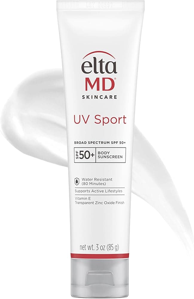 EltaMD Protector solar deportivo UV, resistente al agua y al sudor 80 min, SPF 50