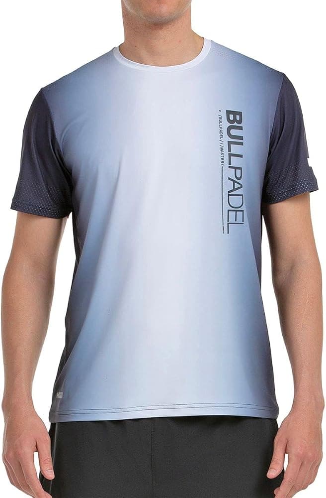 Bullpadel T-Shirt MUROS | High-Performance Tech Shirt for Men | Gradient Sublimation Design with Reflective Prints