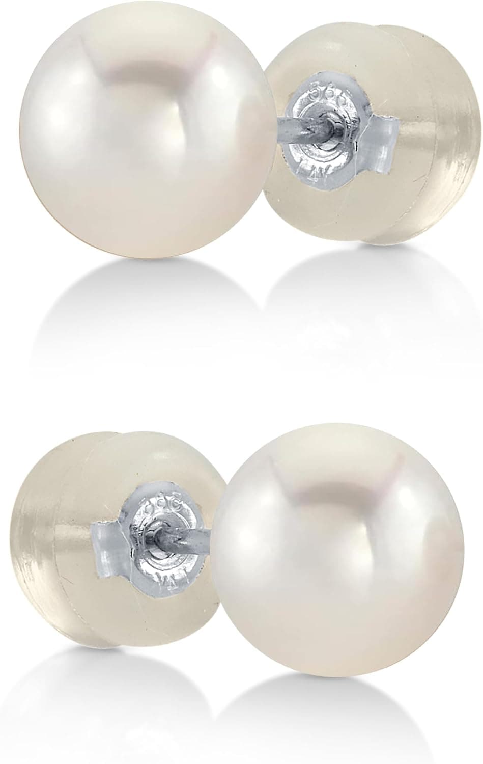 THE PEARL SOURCE Pendientes de perlas de agua dulce auténticas para mujer, perlas cultivadas de agua dulce auténticas, regalo de joyería fina