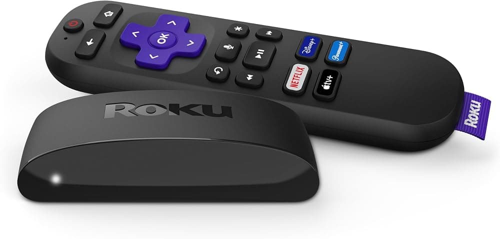 Expreso 4K+ | Dispositivo de transmisión Roku 4K/HDR con control remoto por voz, TV gratuita y en vivo