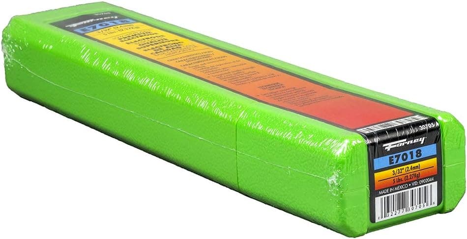 Forney 30705 E7018 Varilla de soldadura, 3/32 pulgadas, 5 libras