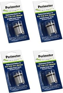 Four Pack Dog Fence Batteries for Invisible Fence R21 or R51 Receiver Collars (4-Pack)