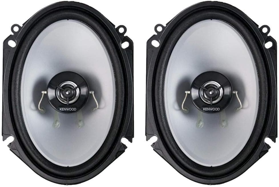 Kenwood KFC‑C6866S Altavoces estéreo para coche 6x8, 2 vías, 250 vatios, par