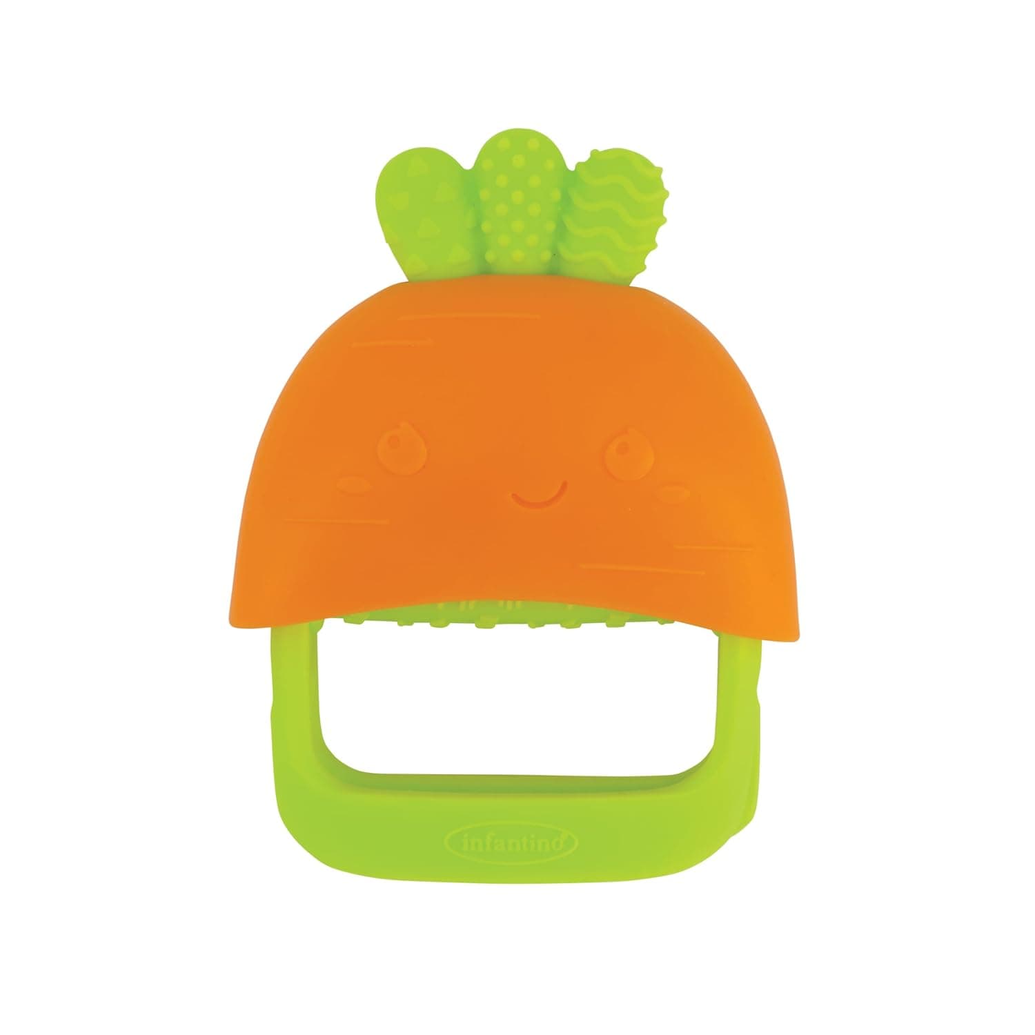 Infantino Teething Mitt Handy Dandy Silicone Orange Carrot