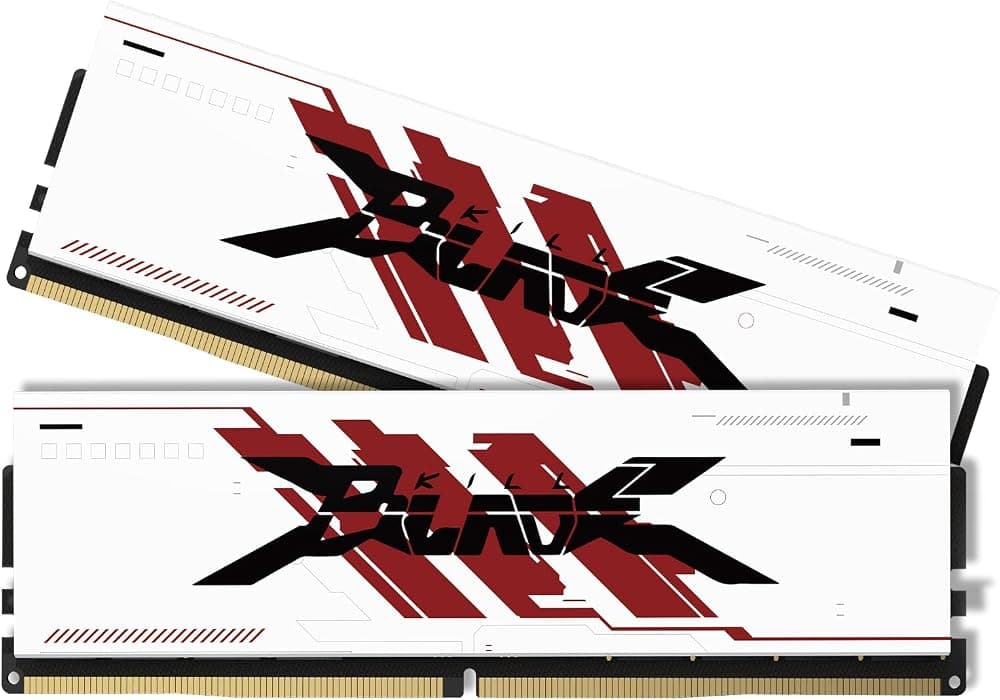 Disipador de calor PUSKILL DDR4 3200MHz CL16 Desktop RAM Kit, 16 GB (2x8 GB)
