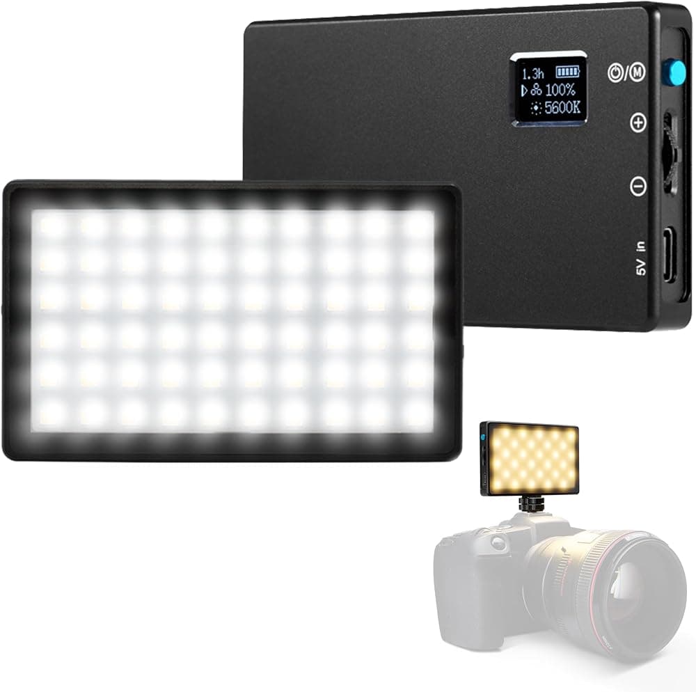 Lume Cube Bicolor Panel Mini Luz LED para Cámaras DSLR Profesionales | Panel ajustable Mini, pantalla LCD | Iluminación para fotografías y vídeos, batería de larga duración | Compatible con Sony, Nikon, Canon, Fuji, Panasonic.