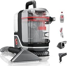 CleanSlate XL Máquina limpiadora profunda de alfombras y tapicería | Incluye herramientas especializadas, quitamanchas permanente, par con solución limpiadora de manchas portátil Hoover.