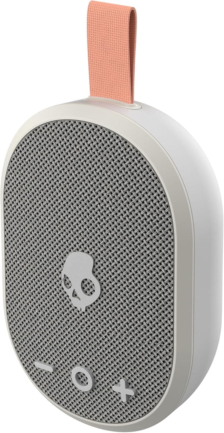 Skullcandy Ounce Altavoz Bluetooth inalámbrico - Mini altavoz portátil impermeable IPX7 con batería de 16 horas, radiador pasivo de disparo hacia abajo y correa de transporte de nailon balístico