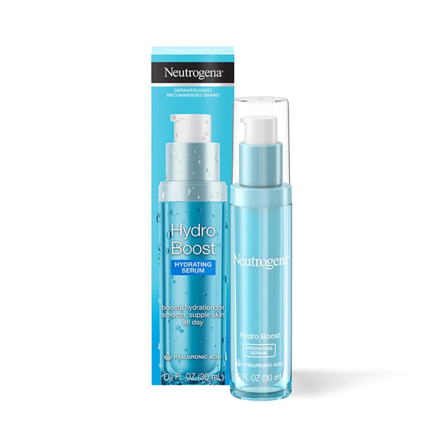Sérum hidratante Hydro Boost de Neutrogena con ácido hialurónico, 1 onza líquida