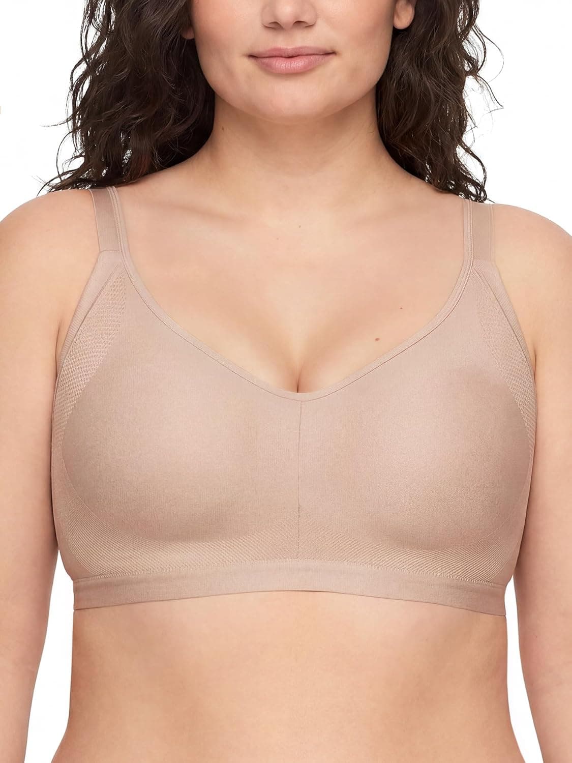 Warners Easy Does It Suavizante para las axilas con Sujetador Inalámbrico Elástico Sin Costuras Ligeramente Forrado Confort