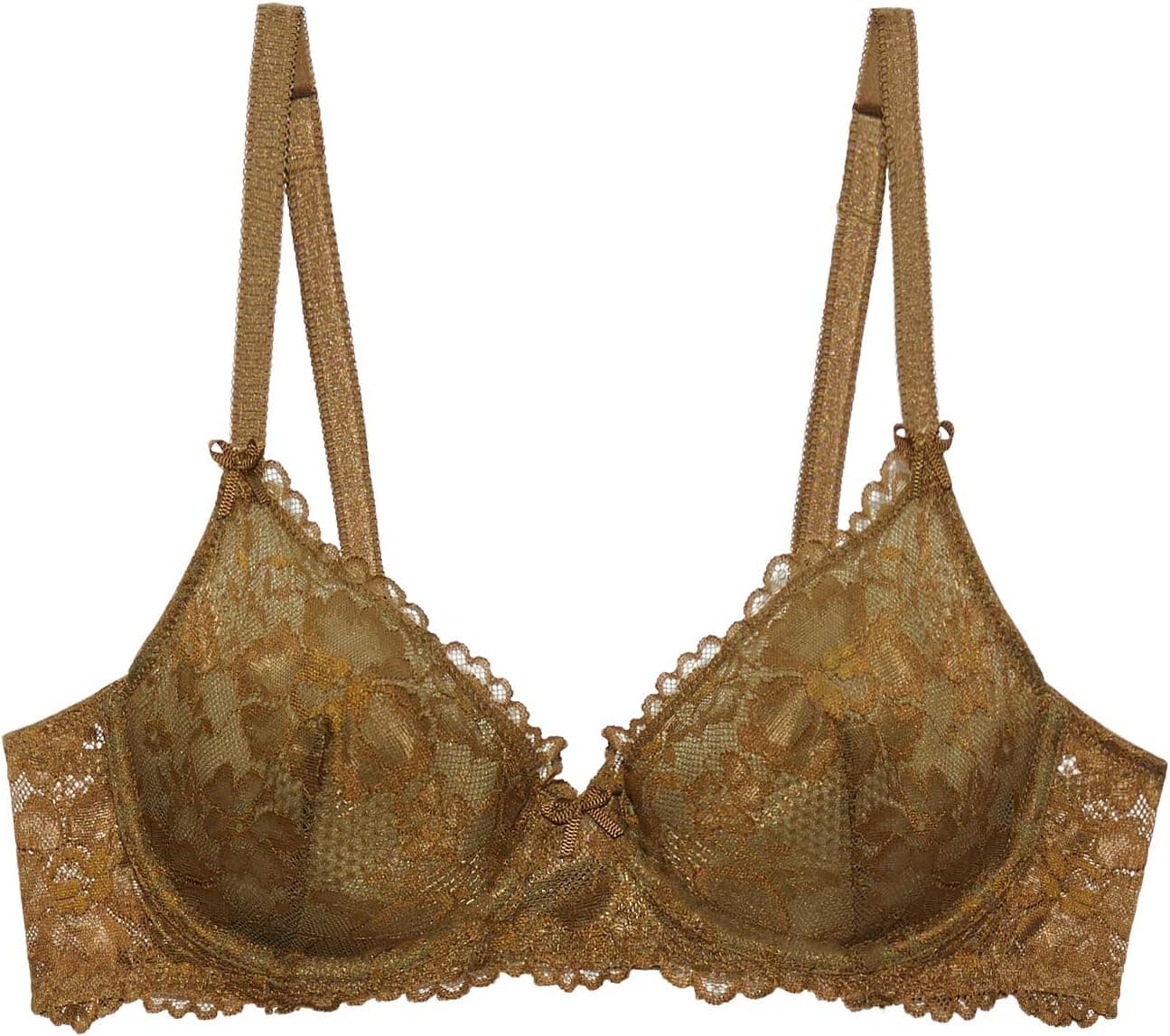 Savage X Fenty, sujetador sin forro de encaje floral para mujer