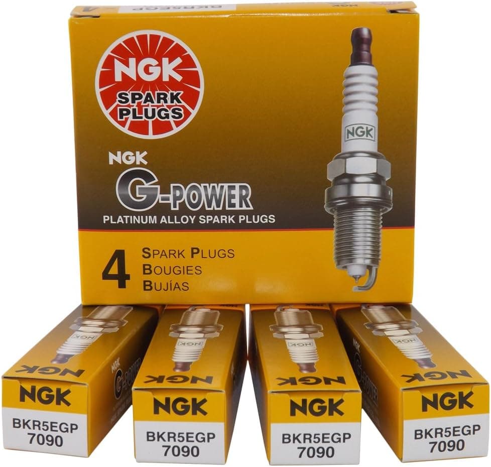 Bujía NGK 7090 BKR5EGP G-Power, paquete de 4