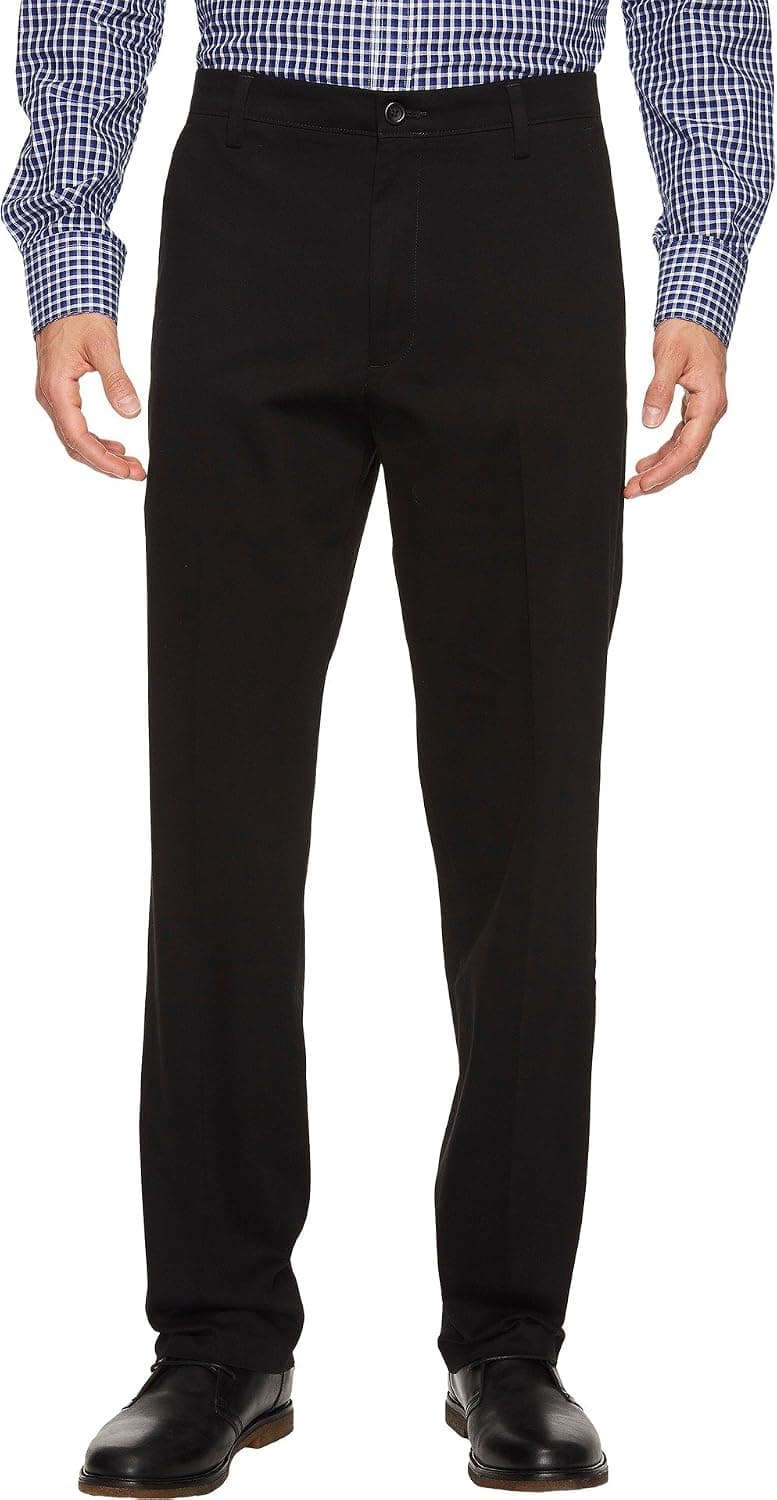 Dockers Pantalones caqui fáciles de ajuste clásico para hombre (regular y grande y alto)