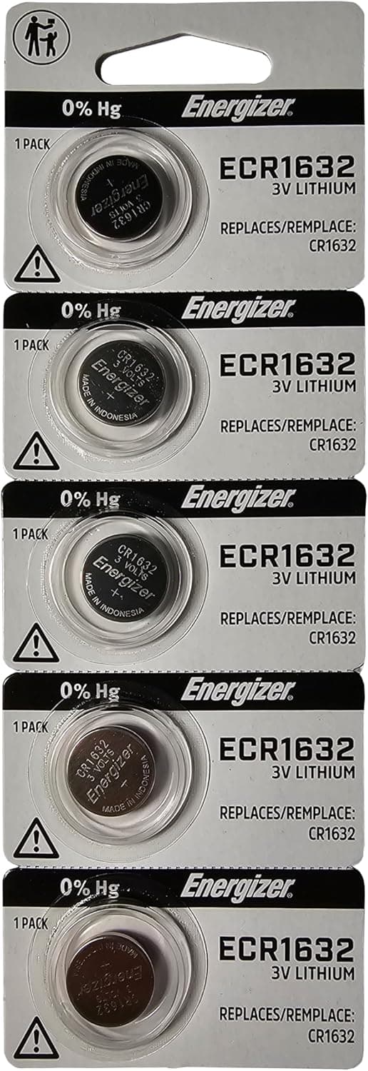 Energizer CR1632 Batería de botón de litio de 3 V (5 unidades (paquete de 1))