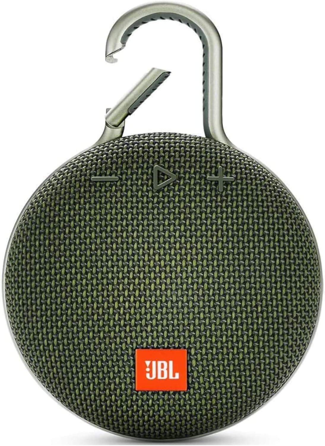 JBL Clip 3, verde bosque - Altavoz Bluetooth resistente al agua, duradero y portátil - Hasta 10 horas de reproducción - Incluye altavoz con cancelación de ruido y transmisión inalámbrica