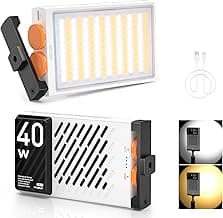 ZHIYUN FIVERAY M40 Video Light [Official] 40W Portable Camera Light | LED Panel DSLR Photography Lighting 14000 Lux, CRI/TLCI 96+ 2700-6200K, 320g Lighting Setup for YouTube, TikTok