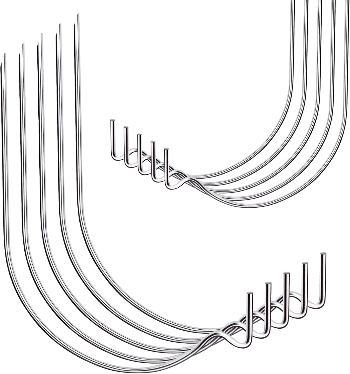 FURHUA 30 piezas Super Hook Picture Hangers, Drywall Hooks for Hanging Pictures, Wall Hooks, Picture Hanging Kit,Hang Shelves, Mirrors, Art, Clock