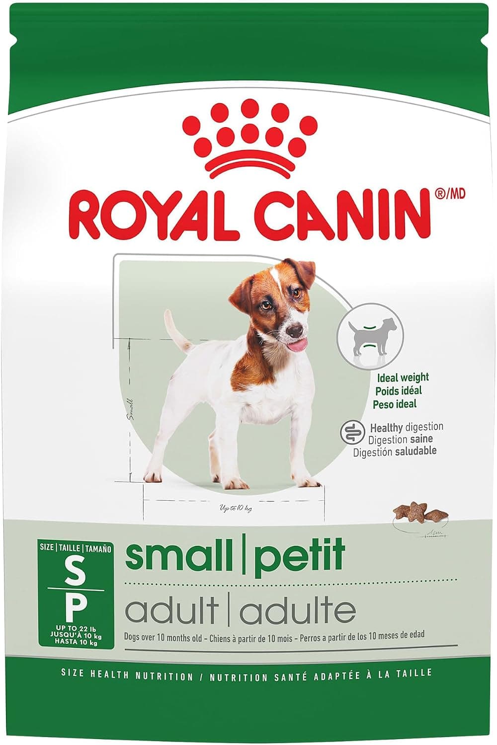 Royal Canin Size Health Nutrition Alimento seco para perros adultos pequeños, bolsa de 30 lb | Nutrición dirigida para razas pequeñas, tamaño de croquetas diseñadas para mandíbulas pequeñas, favorece la salud de la piel y el pelaje