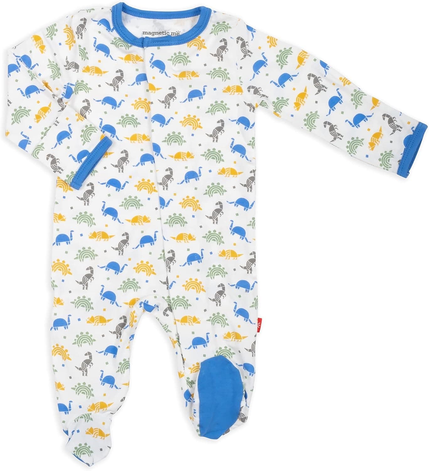 Magnetic Me Footie Pijamas Ropa de dormir de bebé modal suave con cierre magnético rápido | Niños y niñas prematuros que duermen - 24 meses