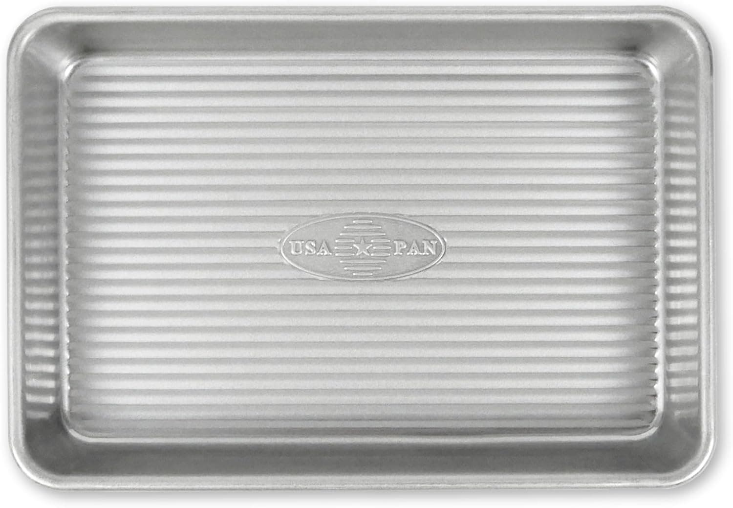 USA Pan Bakeware Mini bandeja para hornear, bandeja para hornear antiadherente resistente a la deformación, acero aluminizado