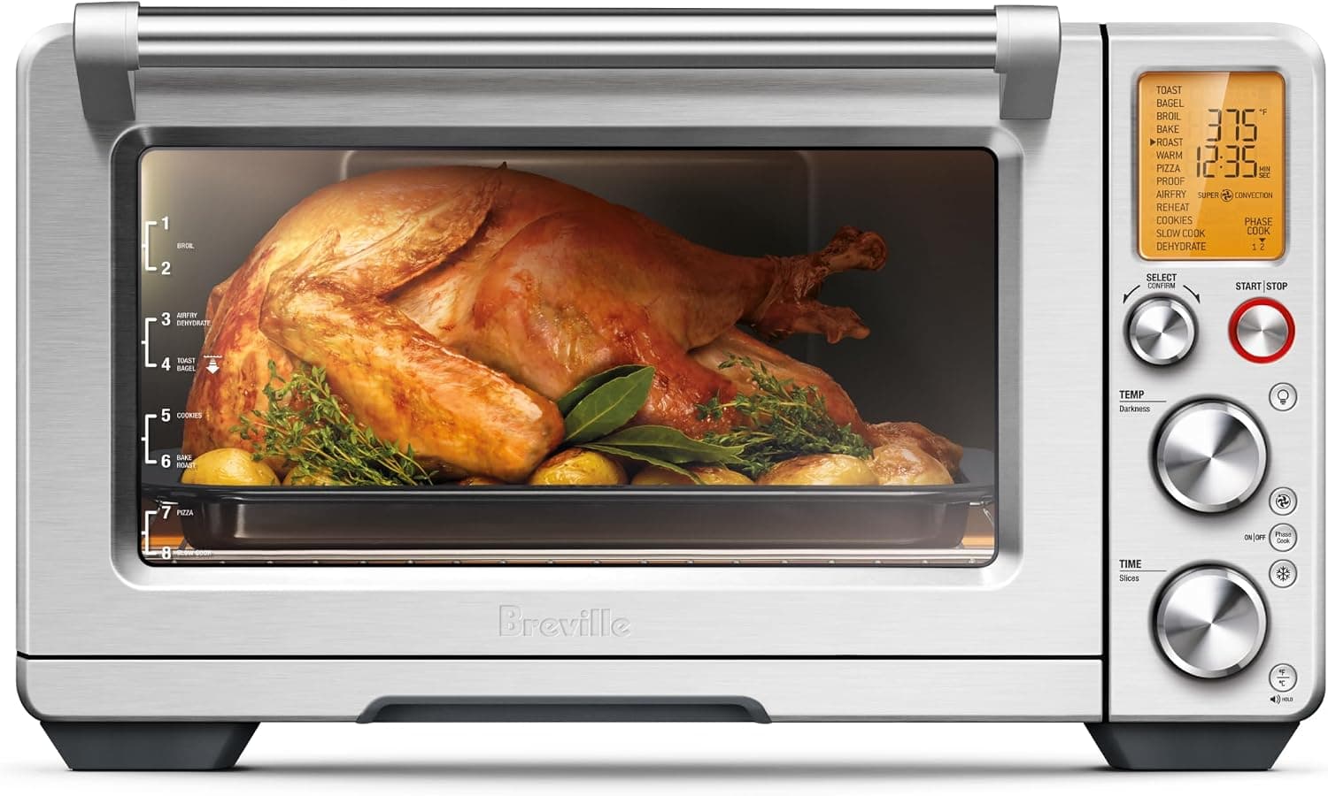 Breville BOV900BSS Smart Oven Air Fryer Pro, acero inoxidable cepillado