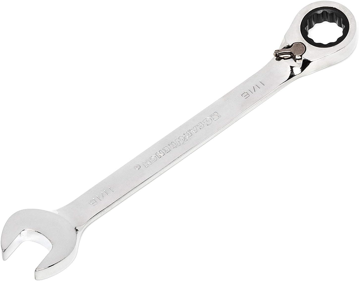 GEARWRENCH 12 Pt. Reversible Ratcheting Combination Wrench, 11/16" - 9531ND