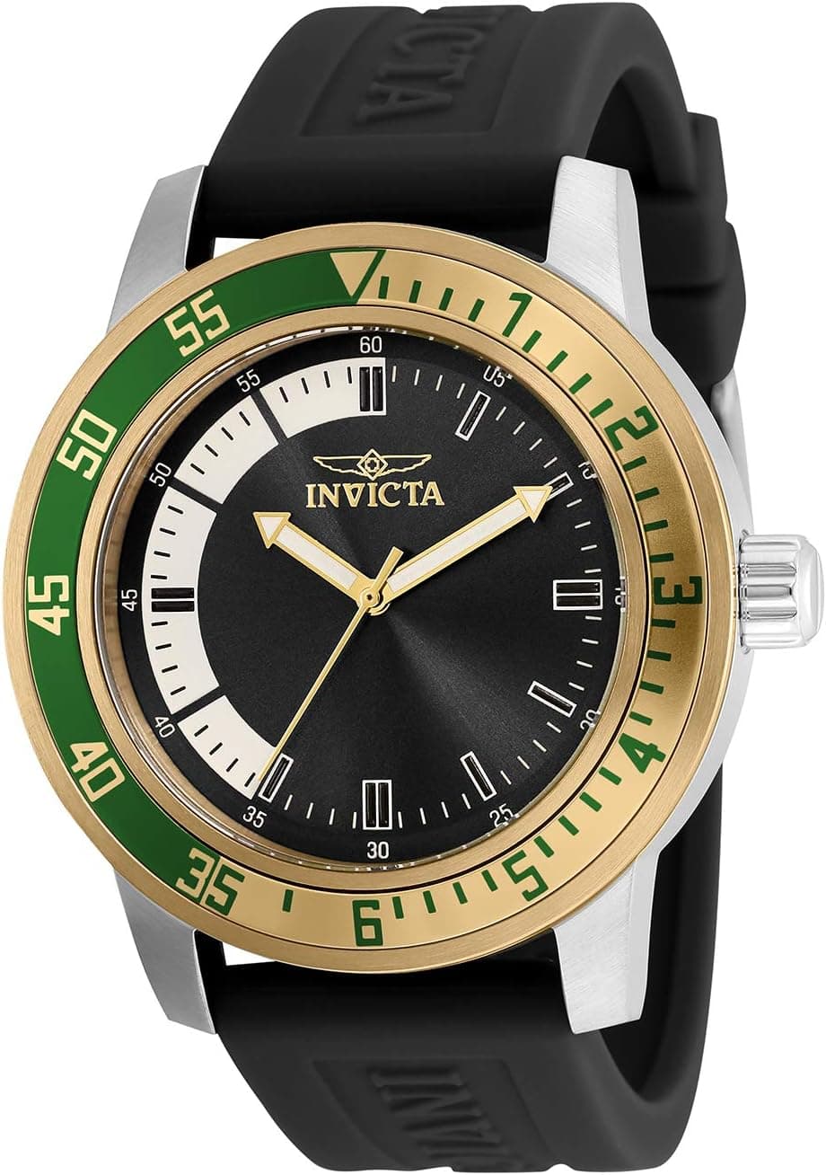 Reloj de cuarzo de silicona especial para hombre Invicta