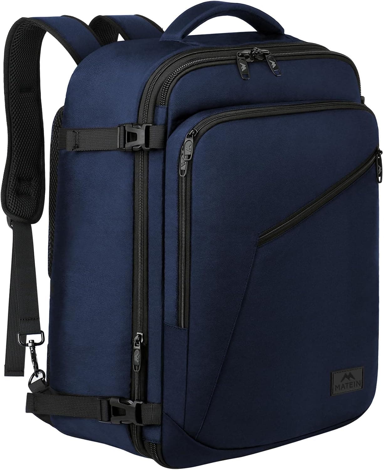 MATEIN Mochila para Viaje, Mochila de Mano Impermeable de 27L para Hombres y Mujeres | Fit - Papelera superior, mochila de trabajo convertible con 2 asas, mochila de senderismo para deportes al aire libre, antirrobo, regalos de viaje