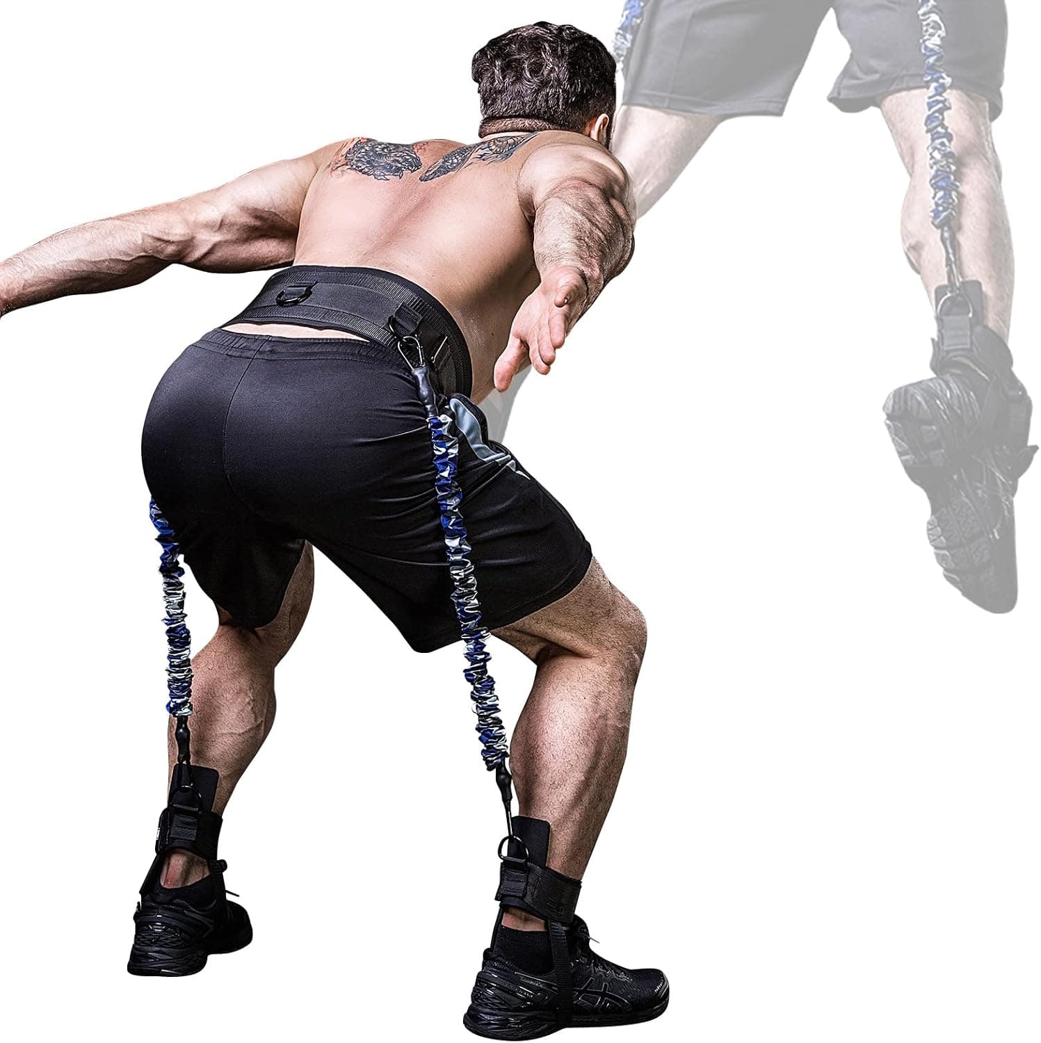 INNSTAR Entrenador de salto vertical para voleibol, baloncesto, gimnasio en casa, bandas de resistencia para máquina de salto, fácil de transportar, equipo de entrenamiento de salto ajustable