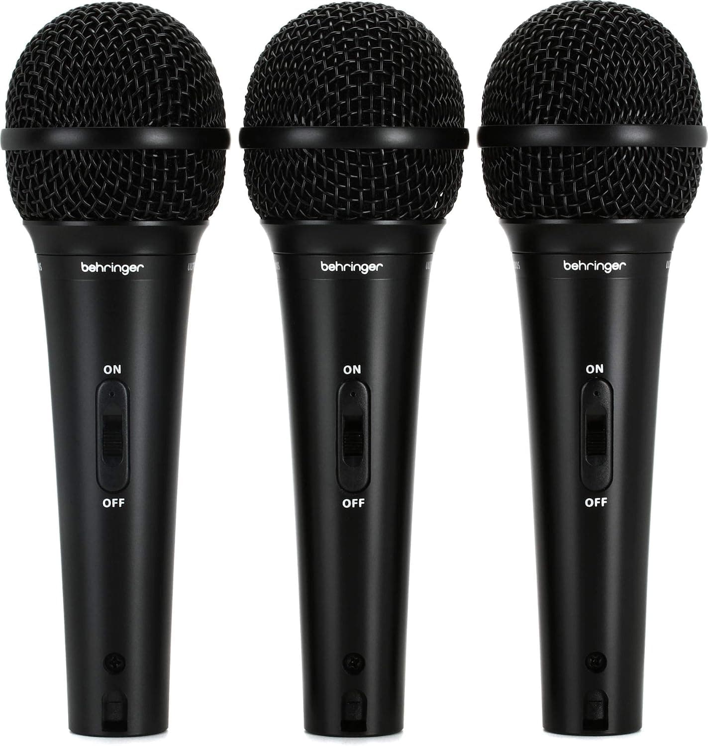 Behringer ULTRAVOICE XM1800S 3 micrófonos cardioides dinámicos para voz e instrumentos (juego de 3)