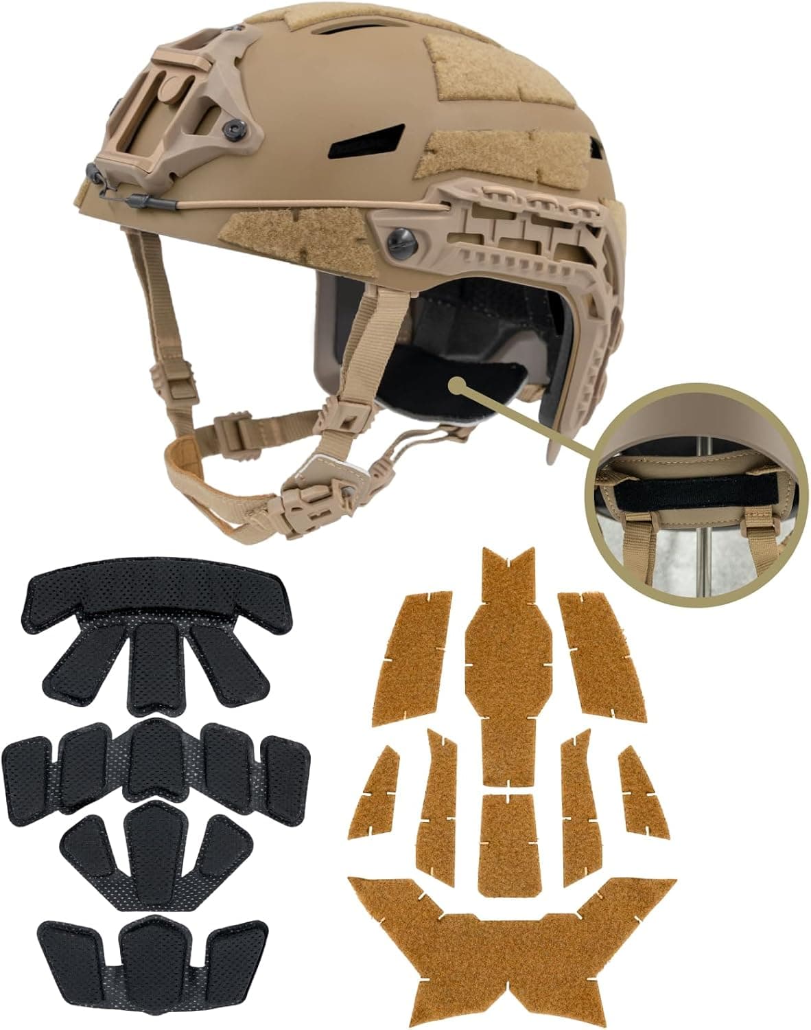 FMATAL GEAR CM Bump casco rápido casco táctico para Airsoft para Paintball al aire libre, de caza, de deporte tiro