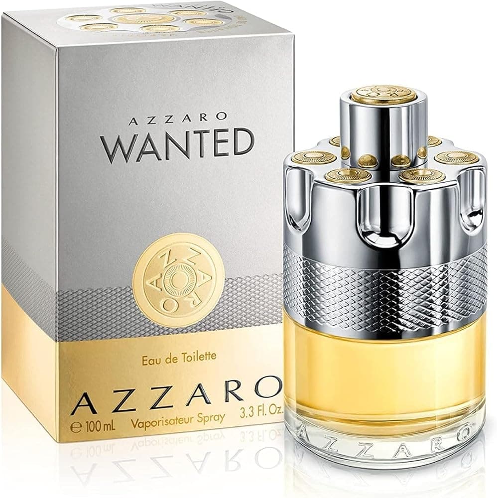Azzaro Wanted Eau de Toilette Woody Citrus Colonia para hombres - 3.3 onzas líquidas