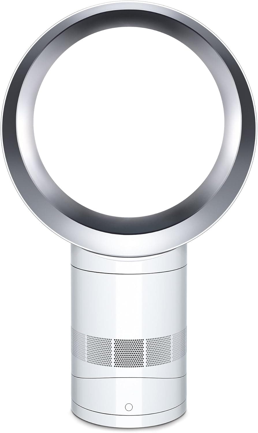 Dyson Air Multiplier AM06 Ventilador de mesa, 10 pulgadas, blanco/plateado (49095-01)