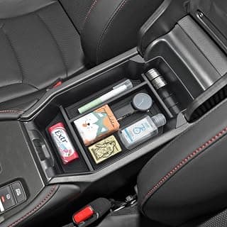 PIMCAR Organizador de consola central para Honda Accord 2023-2025 2026 de 11.ª generación, bandeja de almacenamiento de reposabrazos de plástico ABS duradero, accesorios de ajuste de revestimiento negro