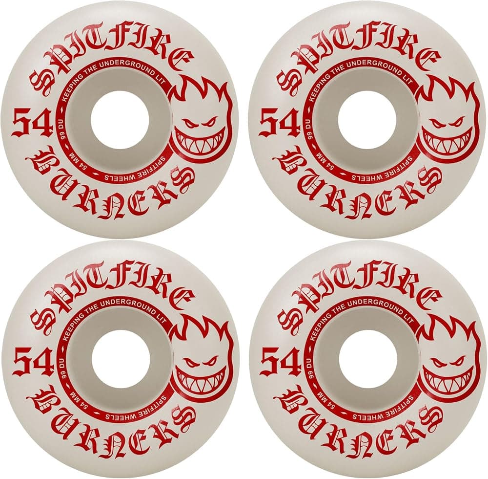 Spitfire Burners - Ruedas para monopatín (99 A, durómetro, 4 unidades)