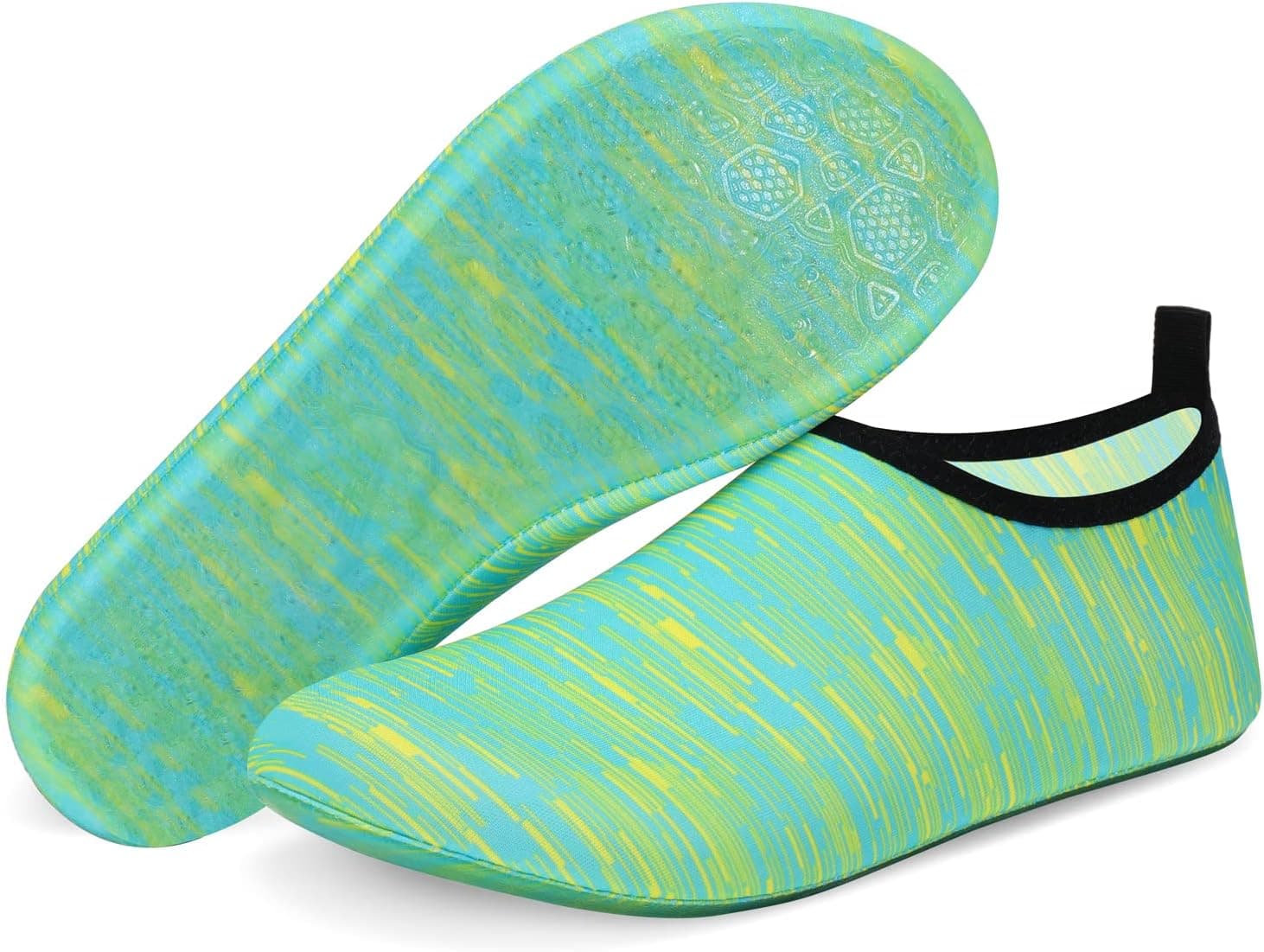 Zapatos de agua para mujeres y hombres, calcetines acuáticos descalzos de secado rápido, natación en la playa | Desde días en la piscina hasta senderos fluviales, estos zapatos fáciles de empacar están listos para yoga, campamentos, caminatas y aventuras diarias al aire libre.