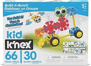 KID K'NEX - Build A Bunch Set ‚ 66 Pieces, Preschool STEM Building, Kid Construction Set, Creative Play‚ Ages 3+