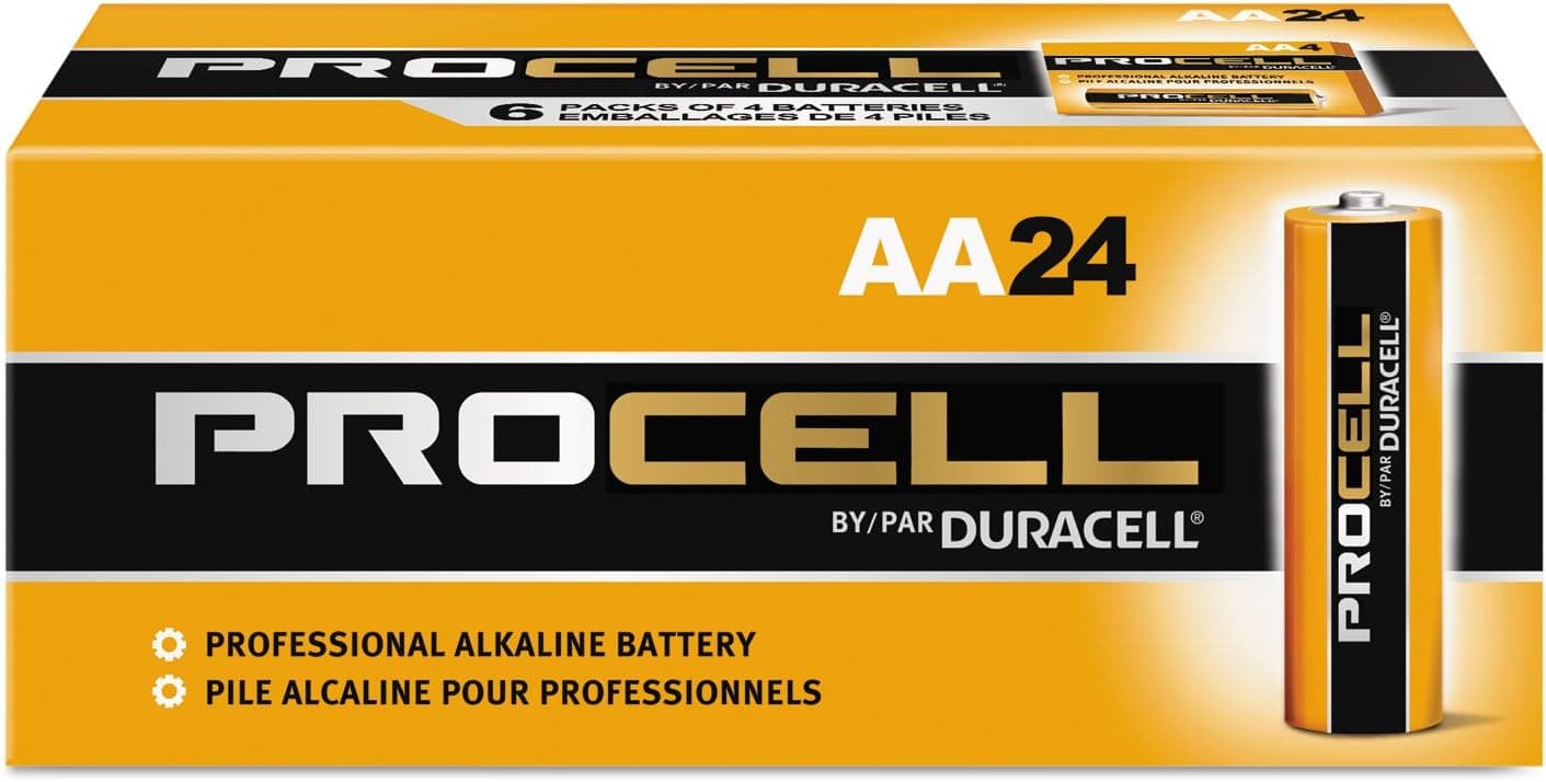 Duracell Procell AA 24 Pack PC1500BKD09 (packaging may vary)