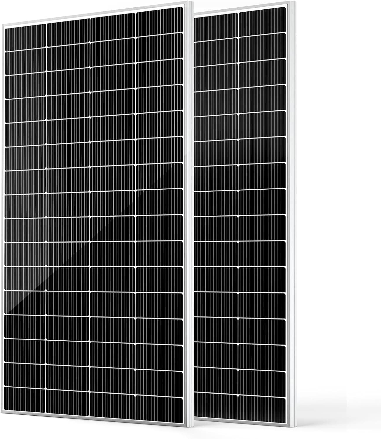 Panel solar HQST ​​400W, 2 * 200W, tipo N, 16BB, hasta 25,4% de eficiencia, IP65 | Compacto de 46,3 x 30,1 x 1,2 pulgadas, celdas de grado A+, vida útil de 30 años, rendimiento con poca luz, para vehículos recreativos, remolques, barcos, tejados, fuera de la red